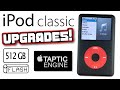 Upgrading an iPod classic | 512GB SD card, Taptic engine, 3000mah battery and new outer shell!
