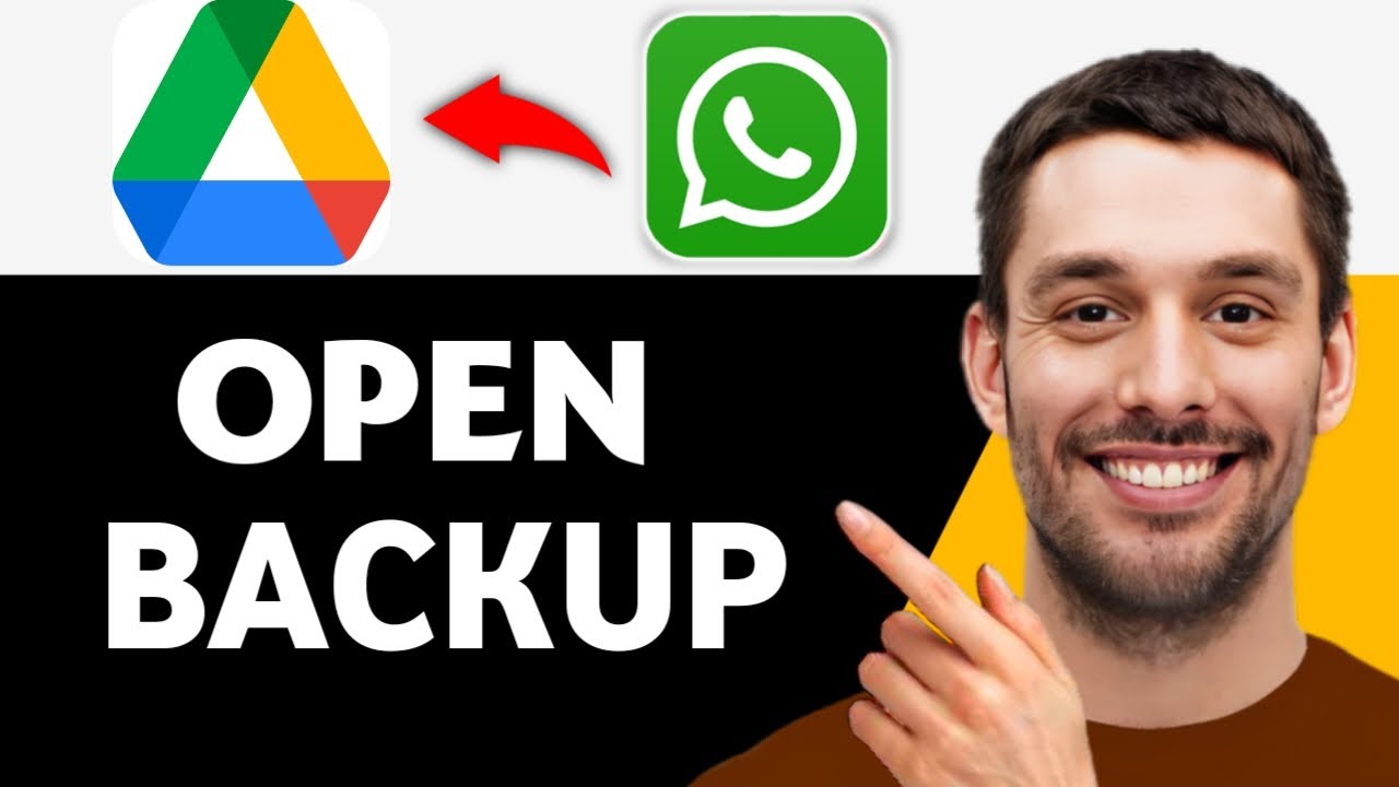 How To Open Backup Whatsapp File In Google Drive - YouTube