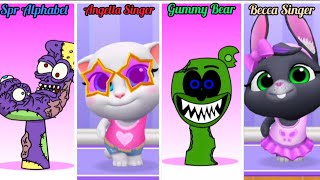 Who Sings Better Sprunki Alphabet Angella Singer Spr Gummy Bear Becca Singer Rythm Clash