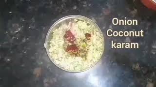 A Quick & Tasty Receipe With Coconut Kobbara Podi Coconut Powder Onion Coconut Kaaram