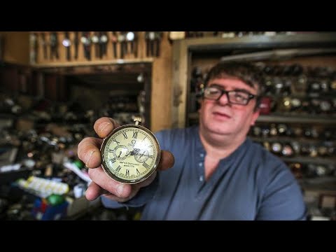 شاهد تعر ف إلى أبو يحي أقدم ساعاتي في شارع الرشيد ببغداد