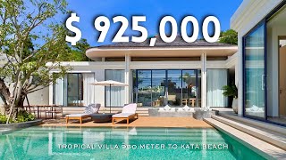 Exotic Modern 4-Bedroom Villa, 950 Metre to Kata Beach Phuket, - Villa for Sale in Phuket !