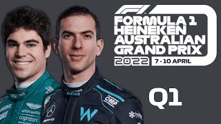 LATIFI AND STROLL CRASH! | On board audio from both parties! | AUSTRALIAN 2022 GP F1