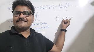 For jee advance  2026 - fractional part and greatest integer part function problem 
