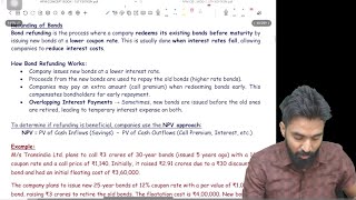 Bond Refunding Decision - M/s Transindia Ltd | Callable Bonds | Security Valuation | CA Final