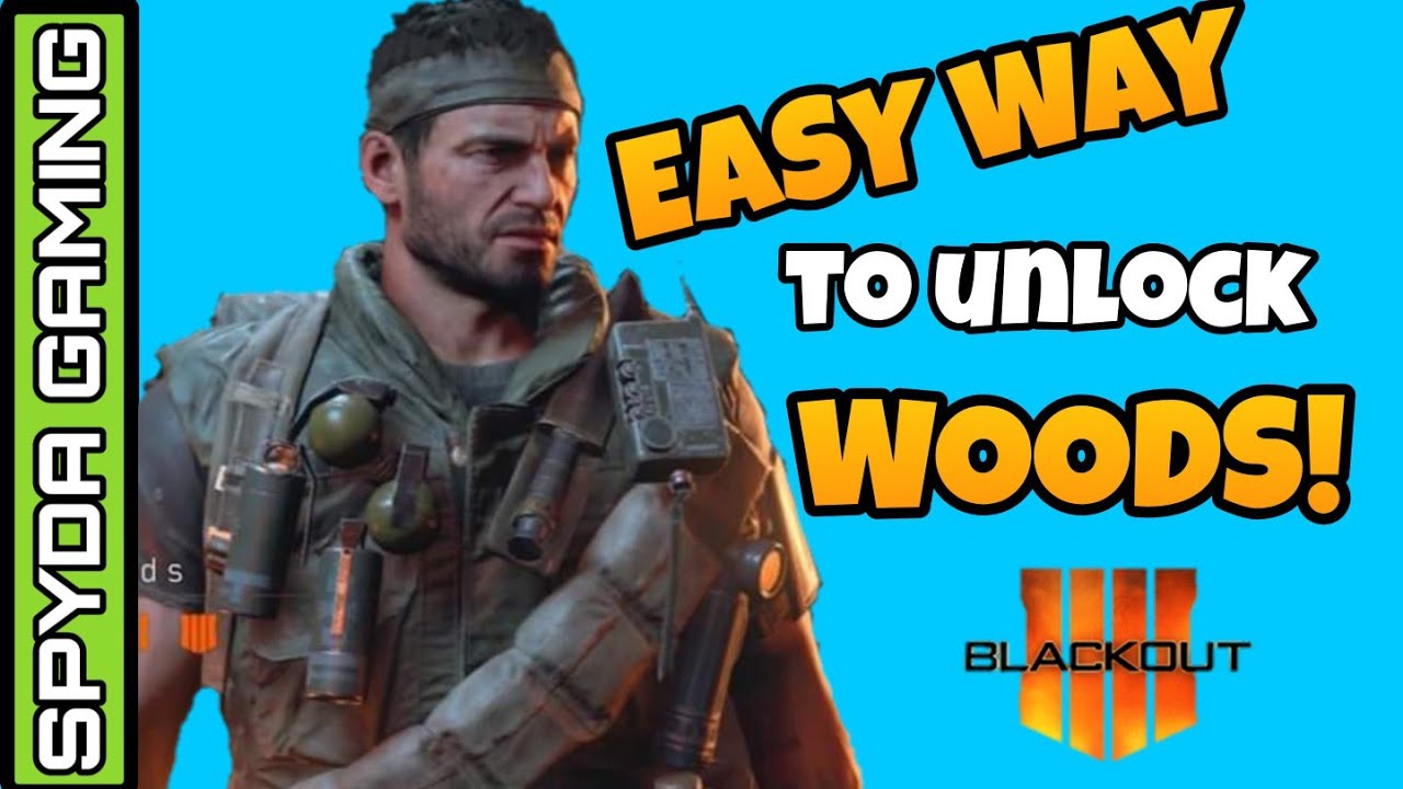 Call of Duty Blackout: The EASIEST way to unlock WOODS!