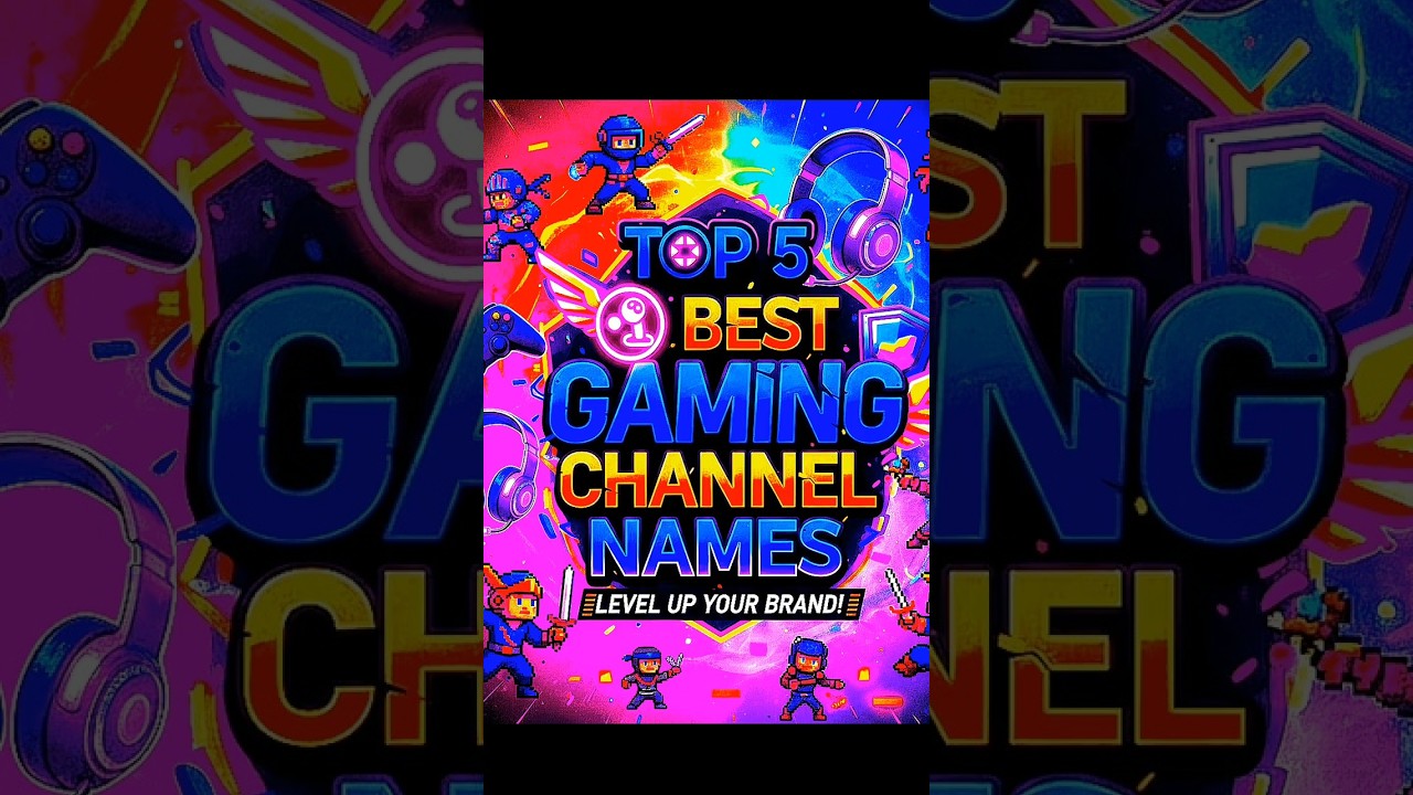 Top 5 Best Gaming Channel Name in 2025 