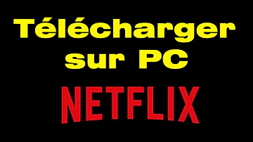 Comment telecharger l'application Netflix sur PC Windows ?