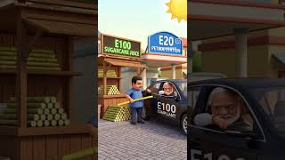future of E100 fuel ⛽ #viral #facts #information #ethanol #futureofindia #shorts