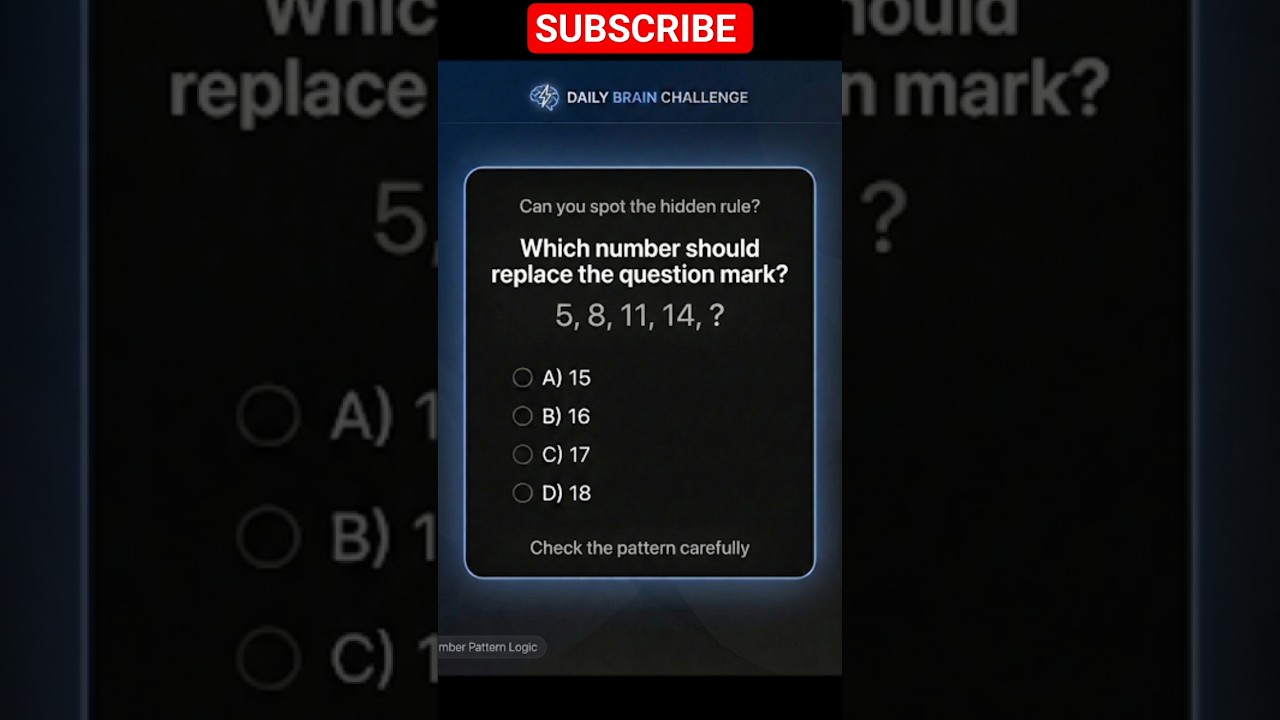 Only sharp minds catch this. 