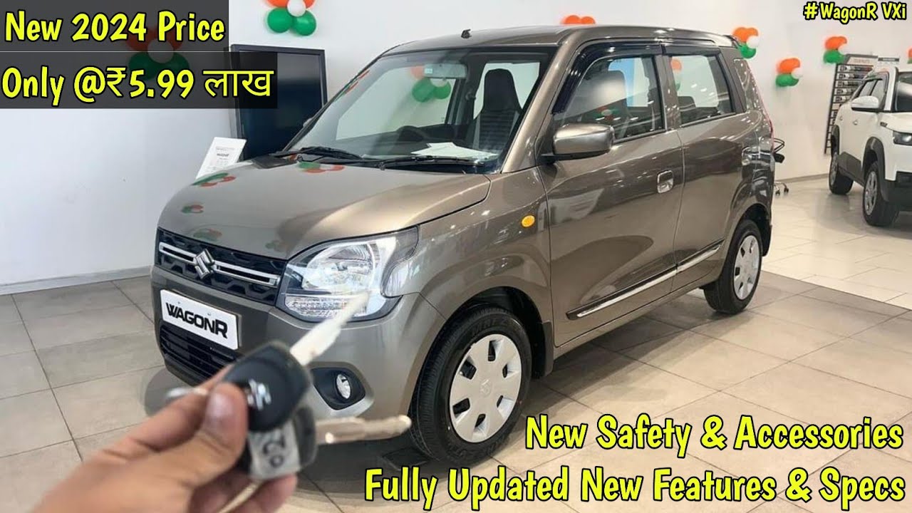 Ye Rahi 2024 Ki 1.0L Wali New WagonR VXi 👌 OBD6.2 Model मात्र ₹5.99 Lakhमें|New Sefaty,New Features🔥