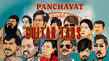 Panchayat Theme Song Guitar Lesson | Easy Tutorial for Beginners | Amazon Prime Web Series