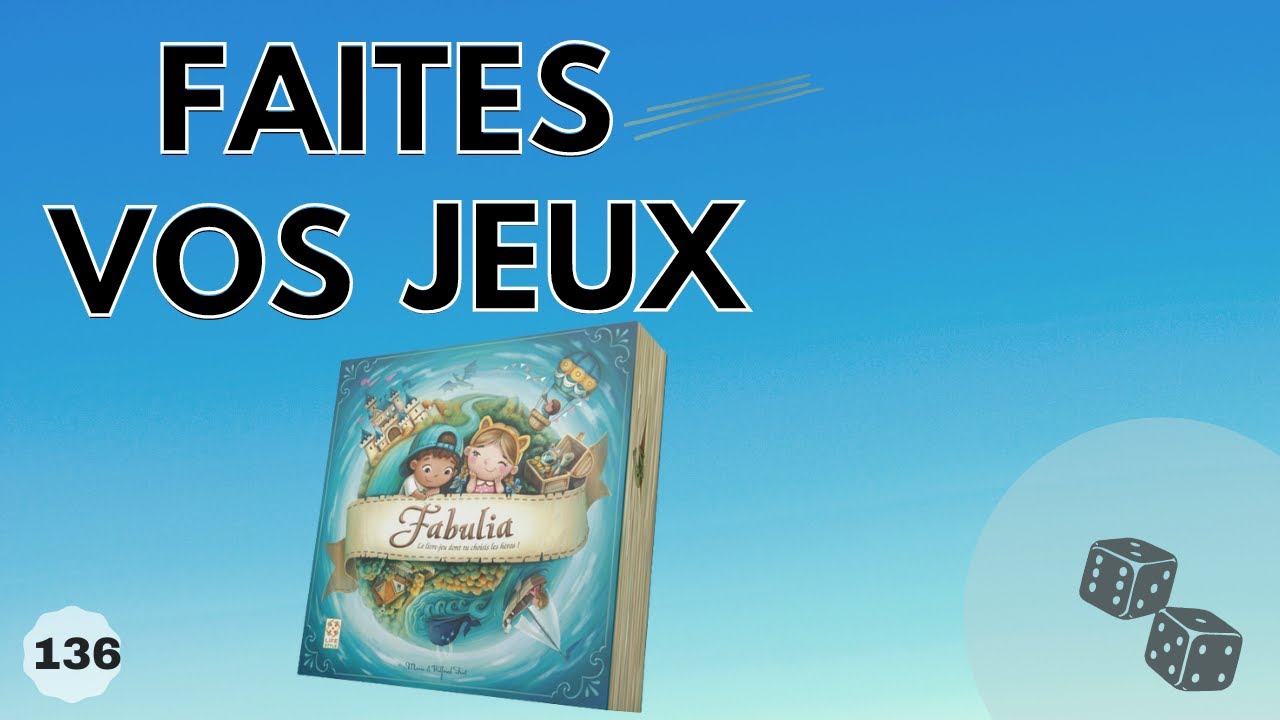 Présentation du jeu de société Fabulia
