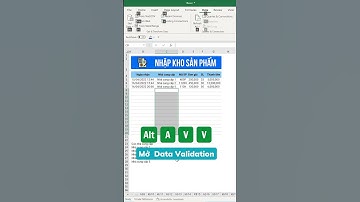 Tạo danh sách chọn (Drop-Down List) theo cách đơn giản nhất | Excel Tips & Tricks #shorts