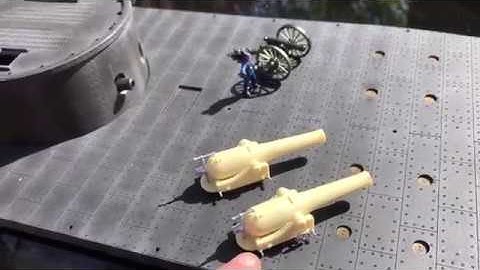 USS Monitor - True Scale