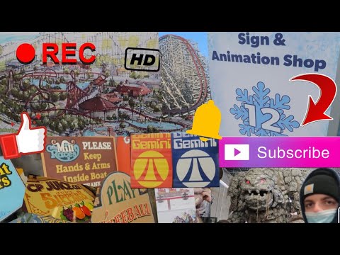 CEDAR POINT'S SIGN & ANIMATION SHOP FULL TOUR! BEHIND THE SCENES OF ...