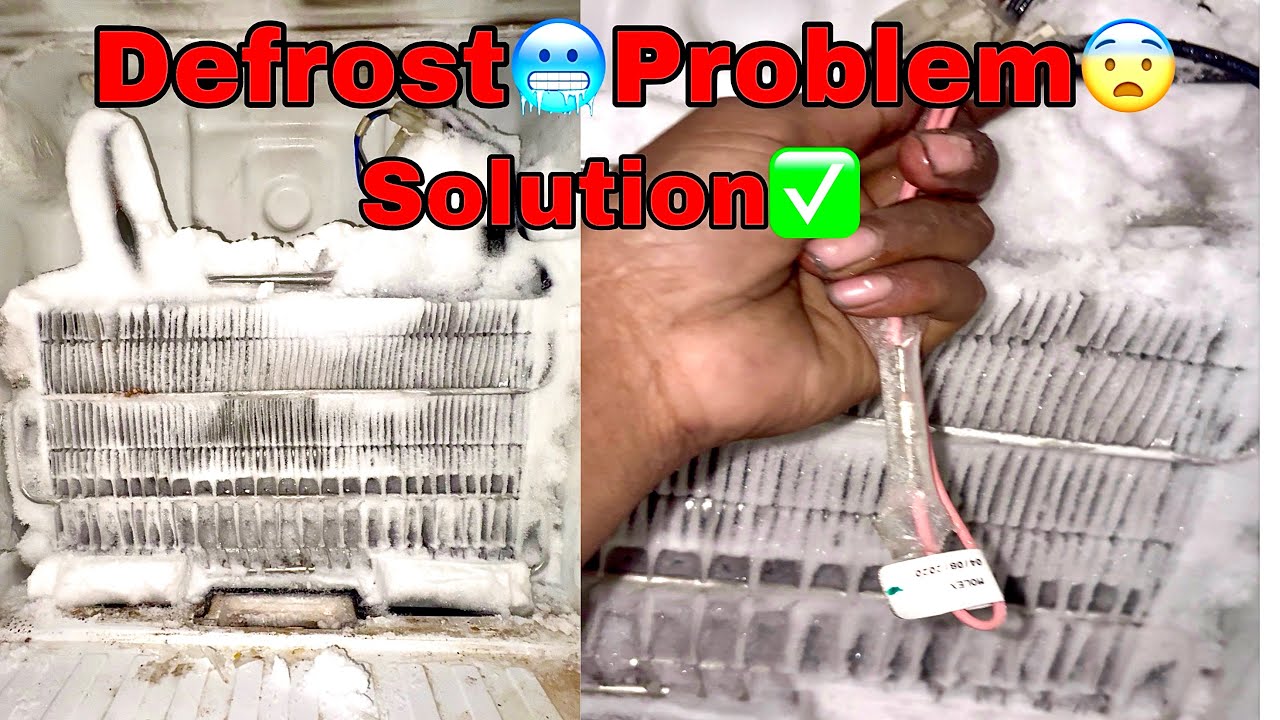 Double door fridge defrost solution step by step | social electrical 