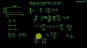 Electronic Devices  Steady state injection   Diffusion length