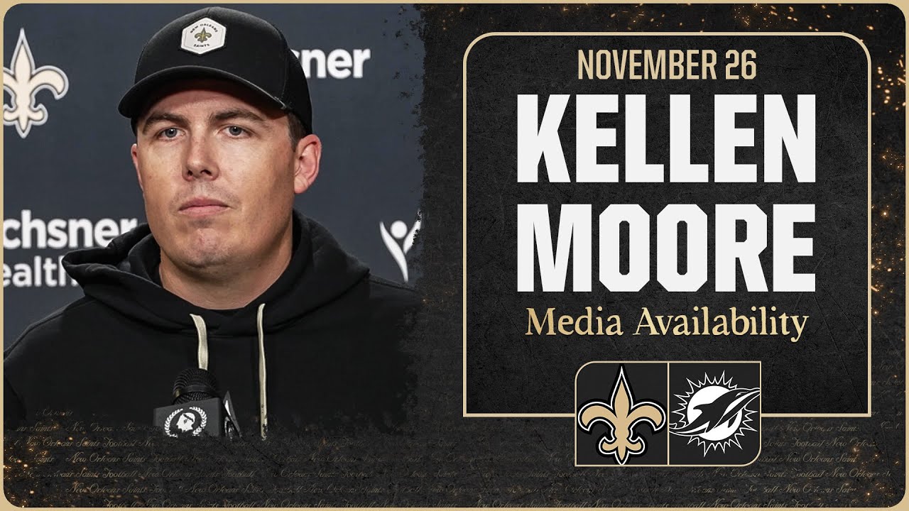 Kellen Moore on waiving Blake Grupe, kicker competition | New Orleans Saints