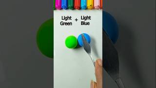 Light Green Vs Light Blue Mixed Colors 10