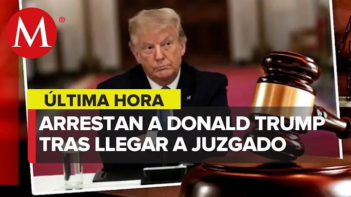 Trump es arrestado en Miami por caso de documentos confidenciales