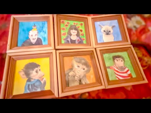 Эта посылка просто нас УМИЛИЛА! Посмотрите какие МИЛЫЕ ПОРТРЕТЫ)))