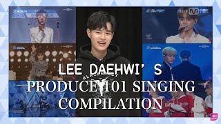 Lee Daehwi’s Singing Throughout Produce 101
