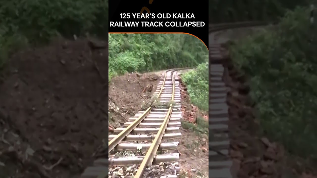 Himachal Rains | Portion Of Kalka-Shimla Railway Track Washed Away | News9 | 