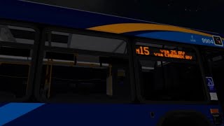 Bus 9904 Route M15 Via 25 Av Via Chanax Av