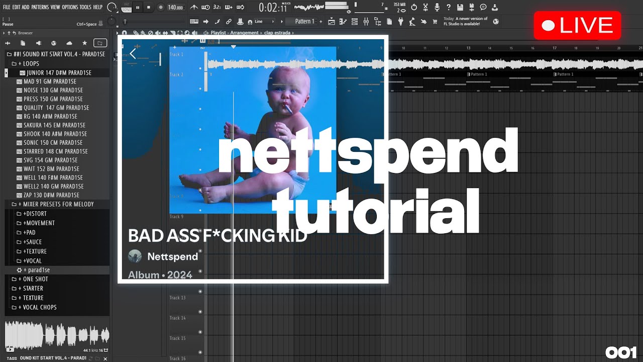 HOW TO MAKE BEAT for NETTSPEND | FL Studio Tutorial