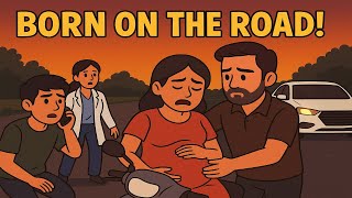 Pregnant Woman Gives Birth At Bus Stop Heart-Touching Real Life Story