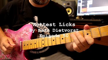 Hottest Licks 50 (with TABS) hybrid chicken picking open string pull off lick!