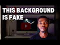 Design a free fake realistic youtube background with ease using ai  youtube studio setup