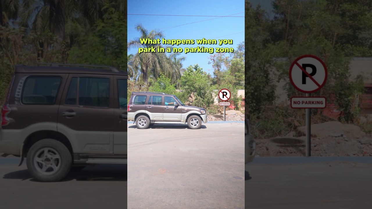 No Parking Zone sponsored by Rohit Shetty ft vada_powerr 