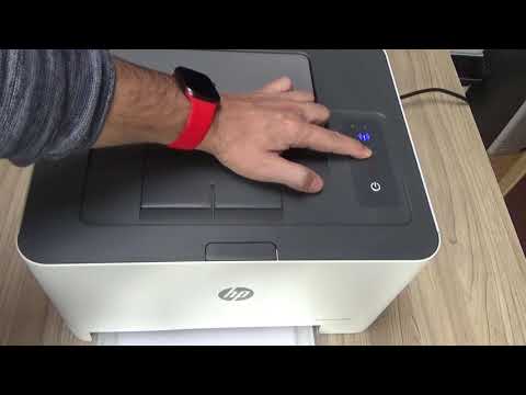 HP Color Laser 150nw / 150a - How to print Configuration Report and Supplies Information