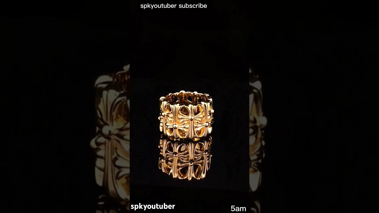 I Craft a 18K YELLOW GOLD Heart Ring! 