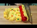 Lego FISH CAKE Soup - LEGO in Real Life / Stop Motion Cooking