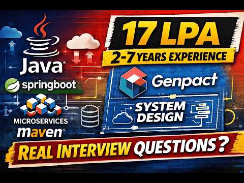 Genpact Java Developer Interview Java 8 Spring Boot Microservices SQL System Design