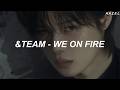 TEAM We On Fire Easy Lyrics 