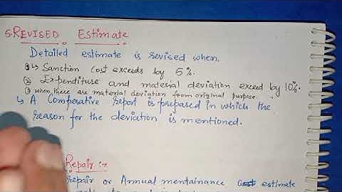 ESTIMATION AND COSTING LECTURE 1
