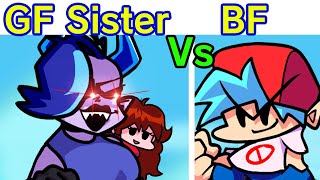 Friday Night Funkin' - VS Big Sister Saber FULL WEEK + Cutscenes (FNF Mod/Hard) (GF Sister)