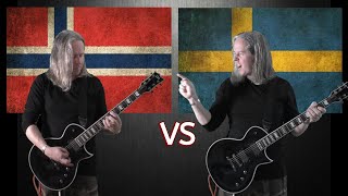 Norwegian Black Metal VS Swedish Black Metal (Guitar Riffs Battle)