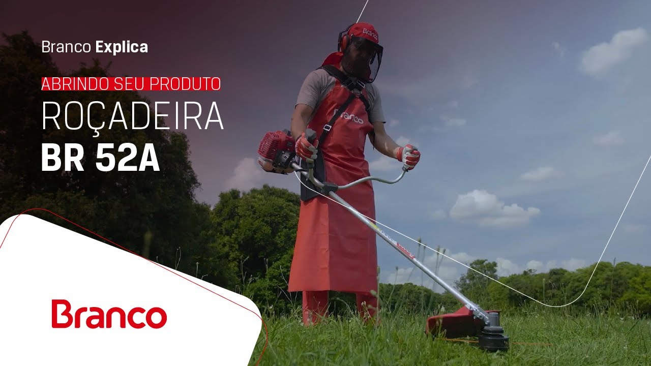 Abrindo sua Roçadeira BR 52A