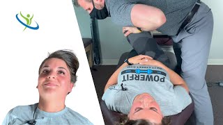 Fitness Trainer w/ Bunion Surgery Gets Chiropractic Adjustment LOUD CRACK