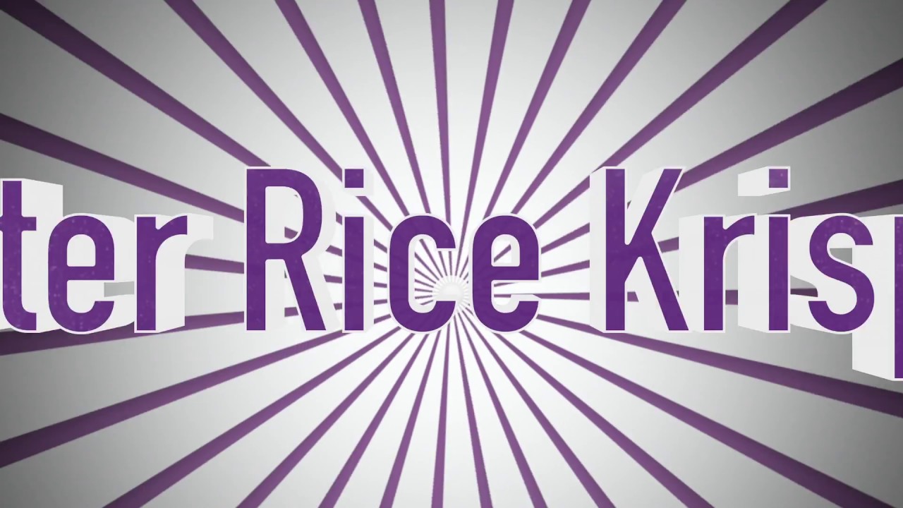 Traweek TVJWinter Rice Krispies!! YouTube