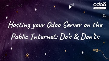 Hosting your Odoo Server on the Public Internet: Do