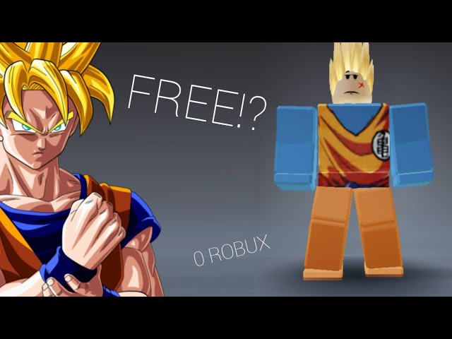 How To Look Like Super Saiyan Goku On Roblox For Free Youtube - roblox goku muscles