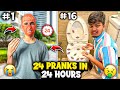 Pranking everyone for 24hours gone extreme  fight hogai ritik jain vlogs