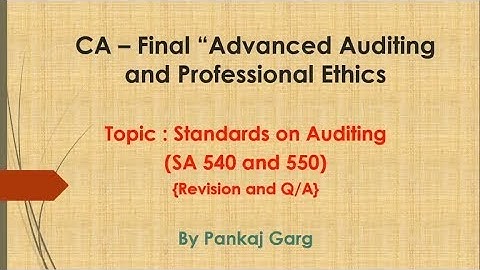 Rapid Revision - Standards on Auditing (Session 3) #cafinalauditrevision #cafinalrapidrevisionaudit