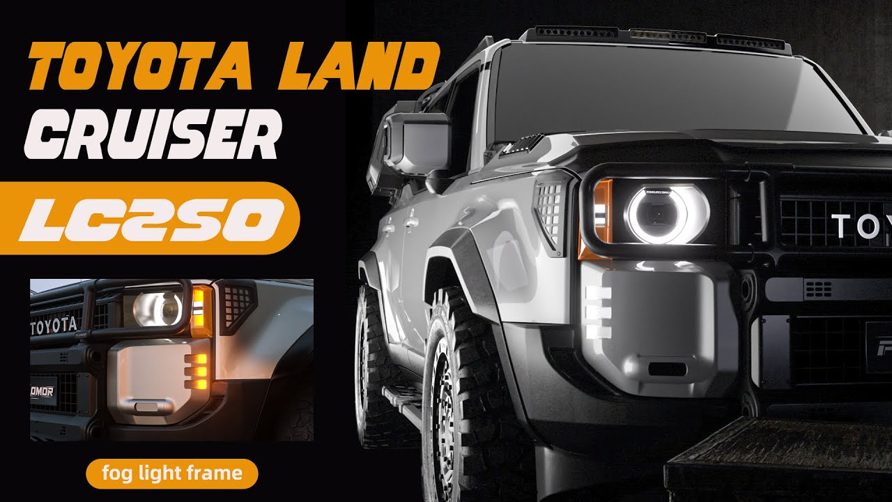 Toyota Land Cruiser LC250 Fog Light Frames Review - Off-Road Accessories from PLOMOR 